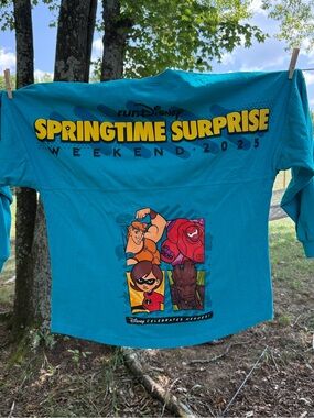 RunDisney Springtime Surprise Weekend 2025 Spirit Jersey size Large
